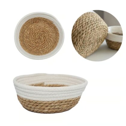 Cesta Fibra Algodón Redonda1