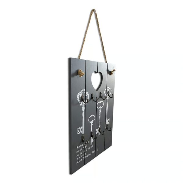 Porta Llave De Madera Colgador Para Llaves Decorativo1